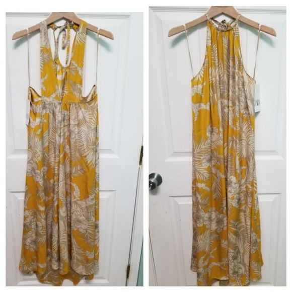 Zara Dresses Zara Flowy Print Dress 336 Poshmark